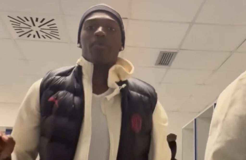 Roma Milan Rafael Leao social