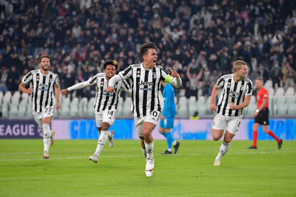 Juventus Zenit Champions League 2021-2022 Dybala