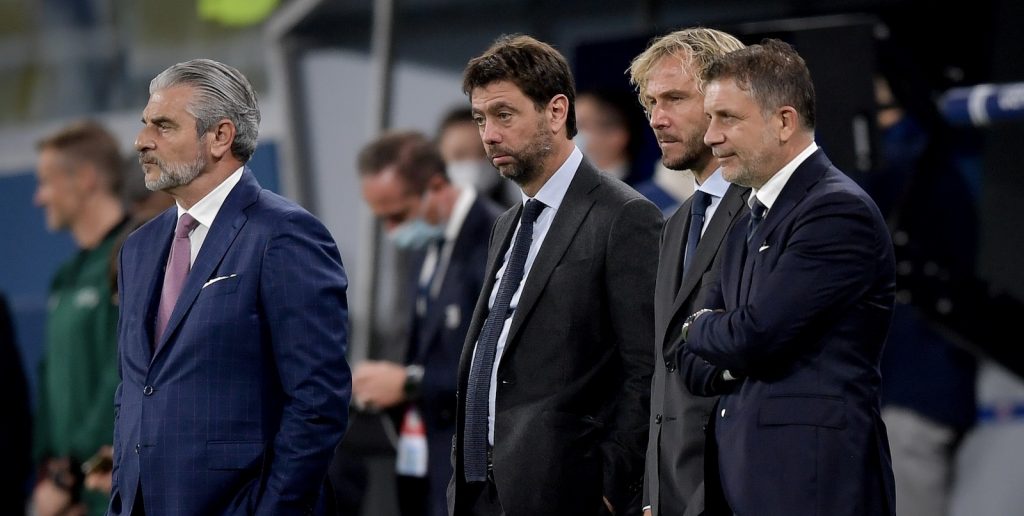 Arrivabene Agnelli Nedved Cherubini Juventus