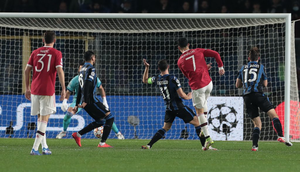 Atalanta-Manchester United 2-2 Champions League Cristiano Ronaldo