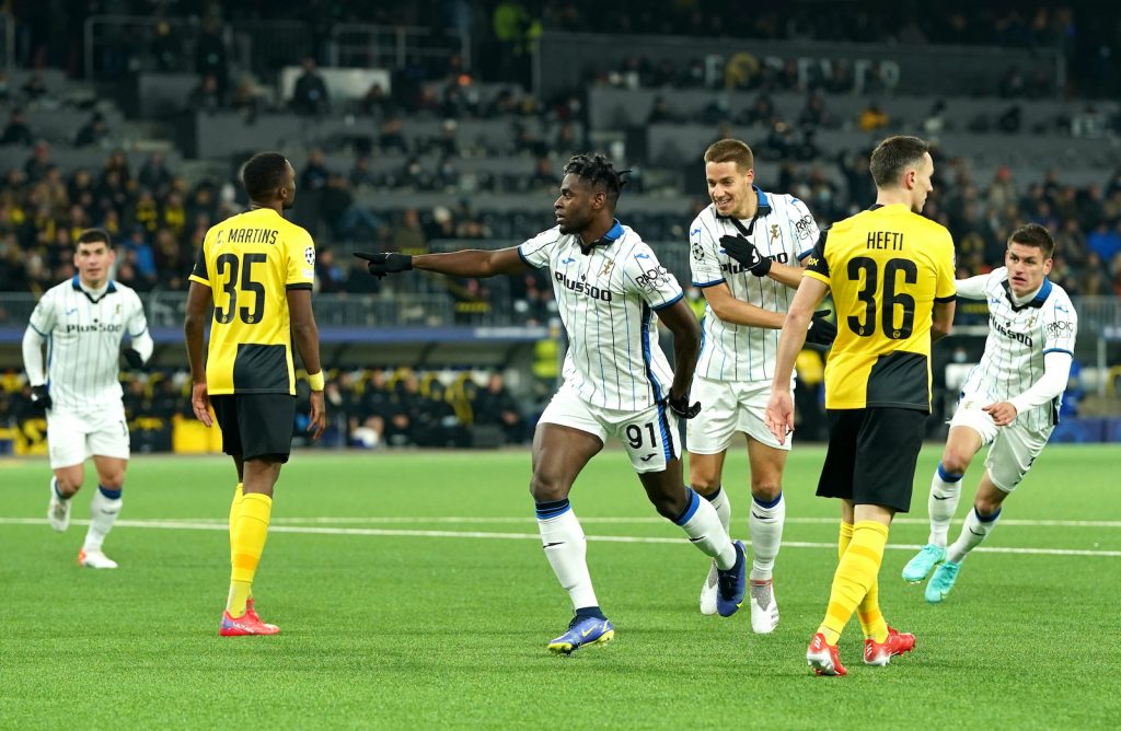 Young Boys Atalanta Zapata Champions League 2021-2022