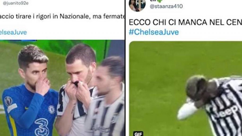 Chelsea Juventus social meme