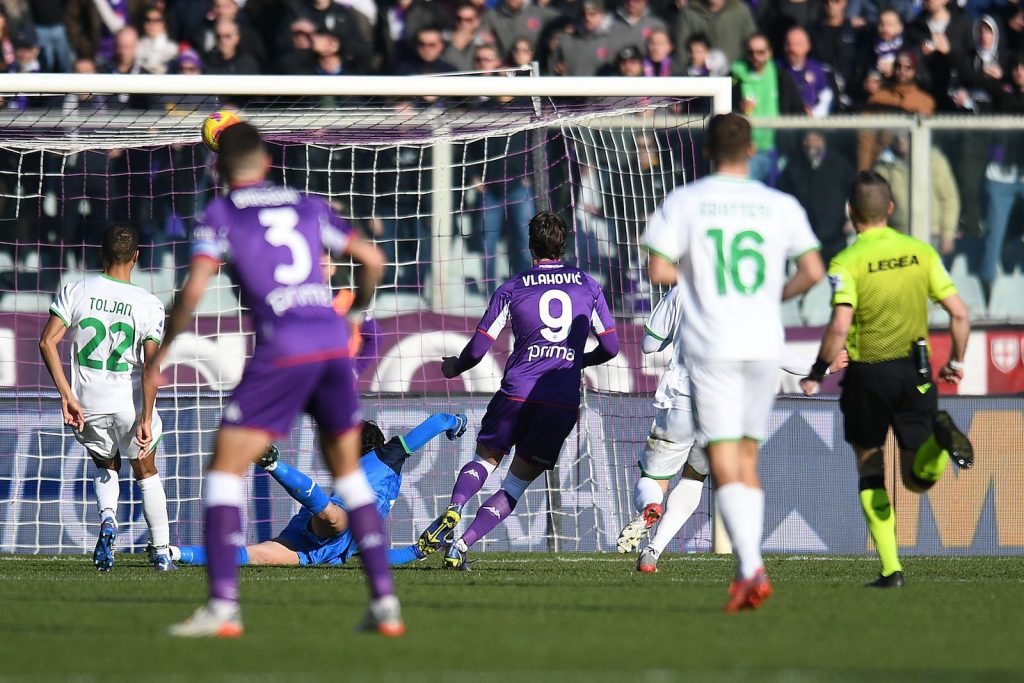 Fiorentina-Sassuolo Vlahovic