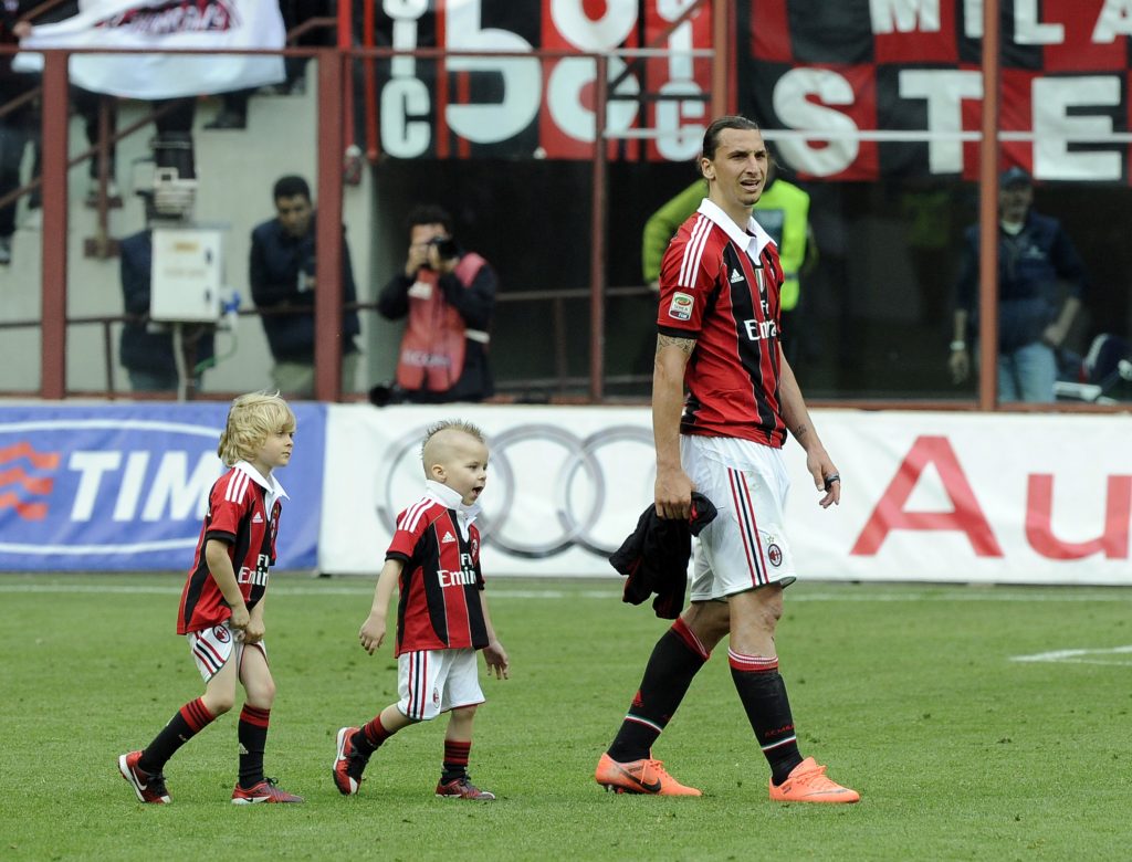 Zlatan Ibrahimovic e i suoi figli