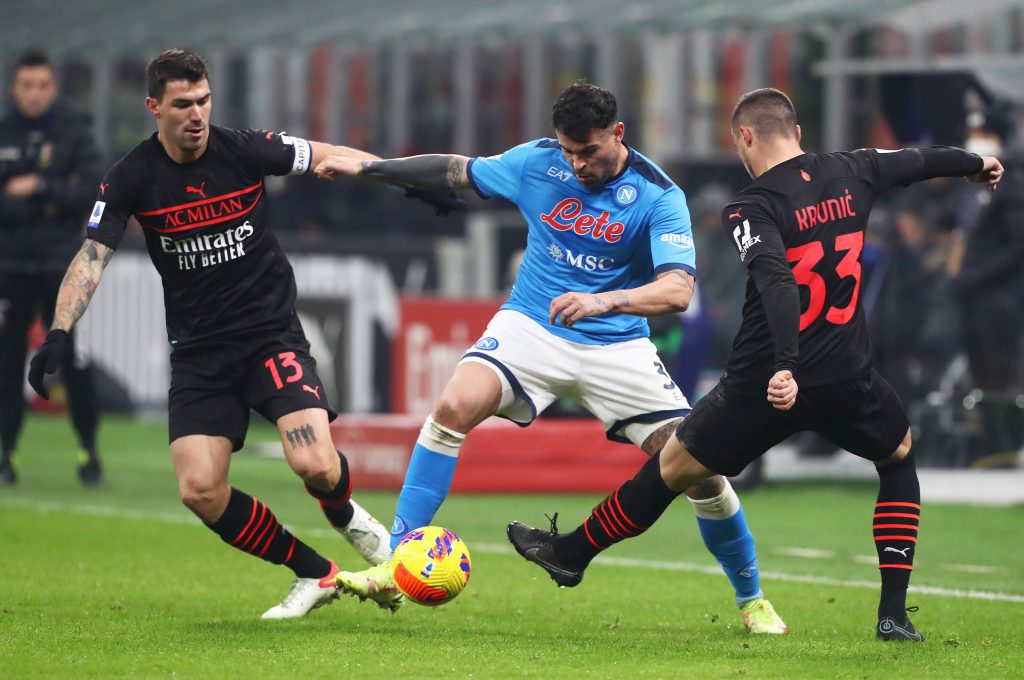 Milan-Napoli Petagna Serie A 2021-2022