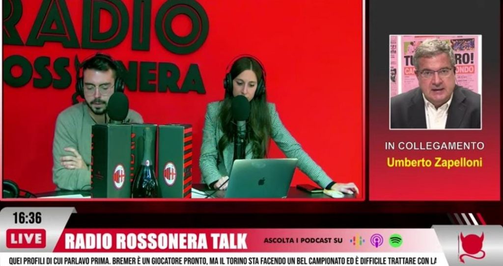 Umberto Zapelloni Radio Rossonera screen