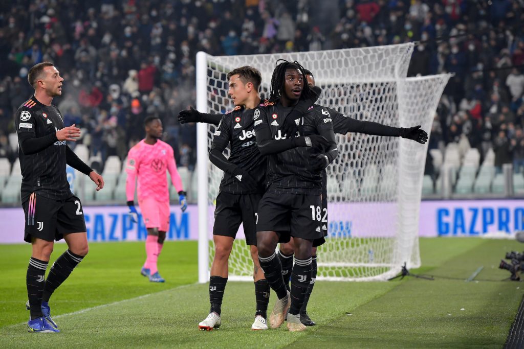 Juventus Malmö Kean Champions League 2021-2022