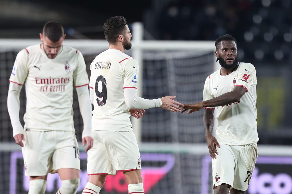 Kessié e Giroud in Empoli Milan