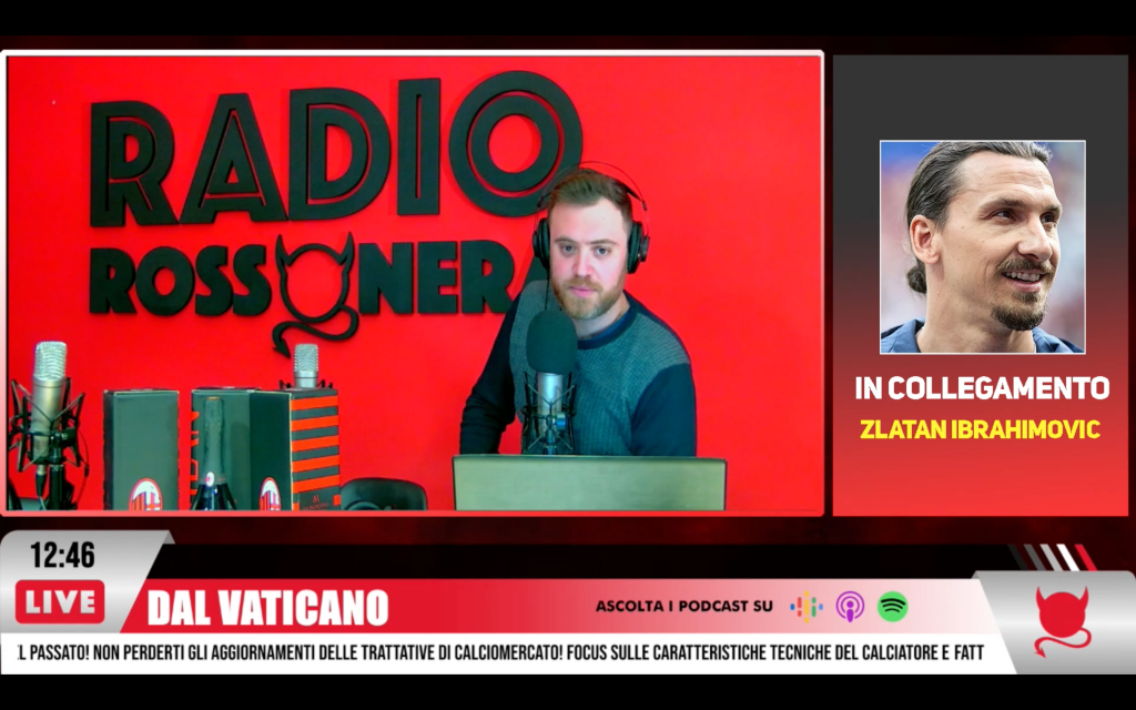Edo e Sporchia, Radio Rossonera: le imitazioni di Ibrahimovic e Pioli