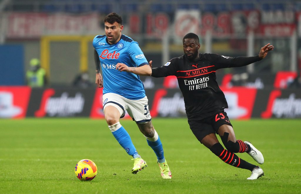 Tomori Petagna Milan Napoli