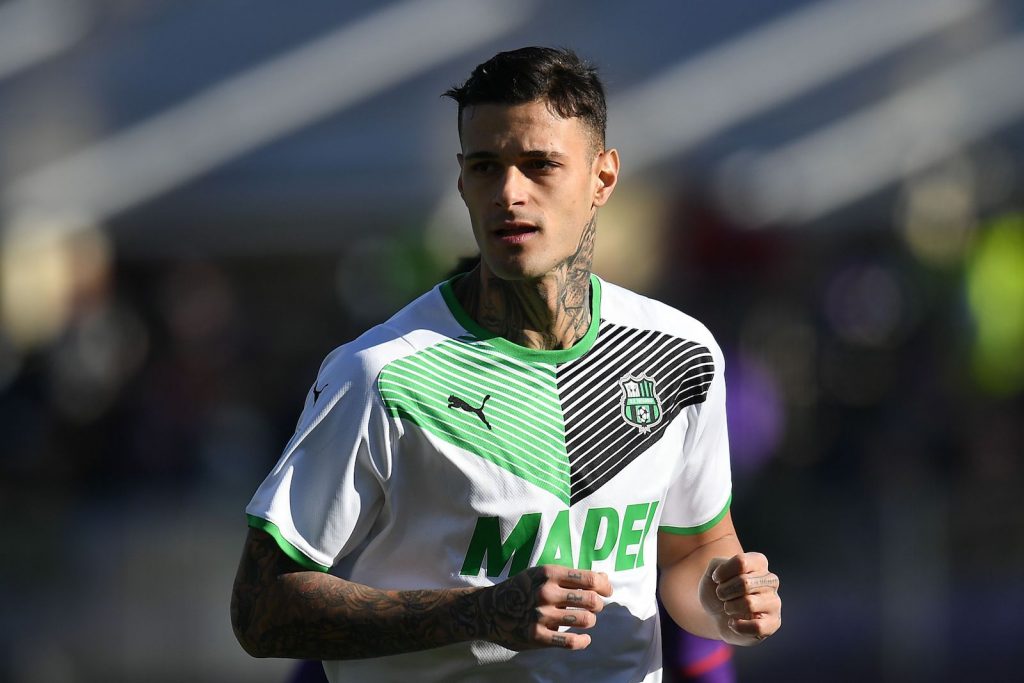 Gianluca Scamacca Sassuolo Calciomercato AC Milan