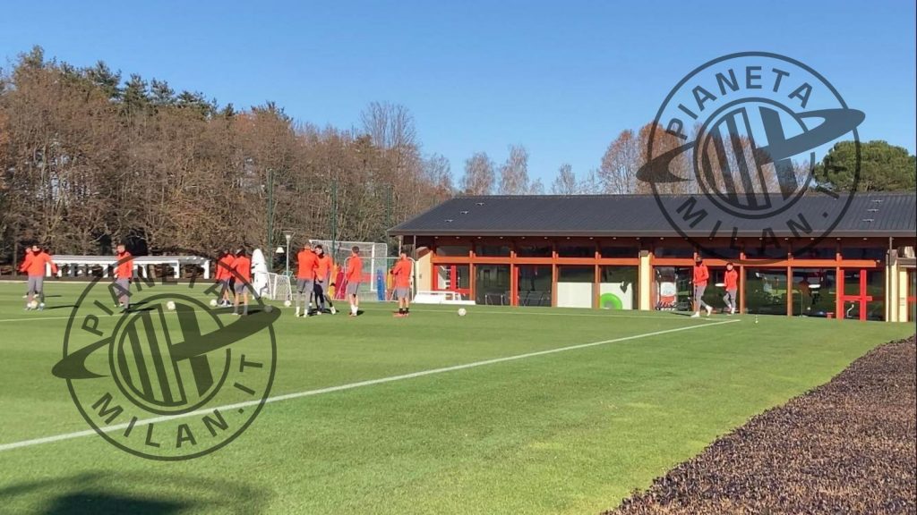 allenamento Milanello Milan-Liverpool Champions League 2021-2022