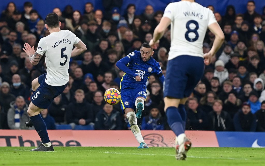 Hakim Ziyech Chelsea-Tottenham Premier League
