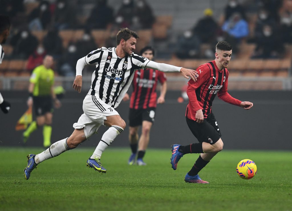 Alexis Saelemaekers AC Milan Milan-Juventus 0-0 Serie A 2021-2022