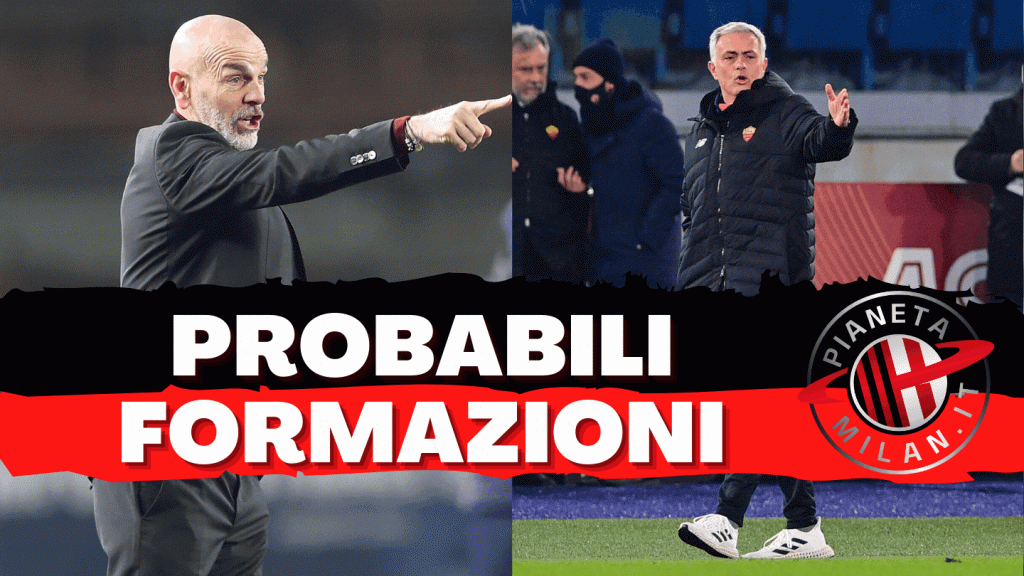 Probabili formazioni Milan Roma