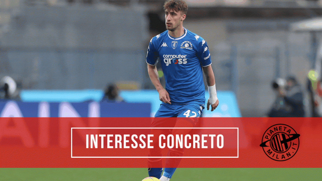 Mattia Viti, difensore dell'Empoli che piace al Milan (getty images)