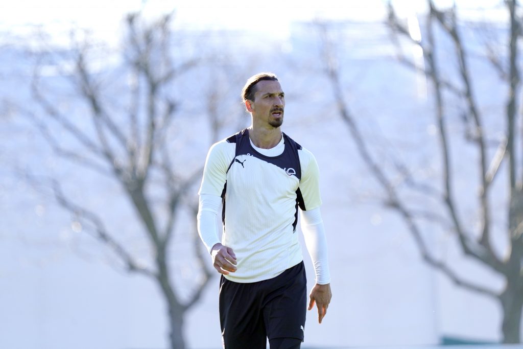 Zlatan Ibrahimovic, attaccante del Milan (getty images)
