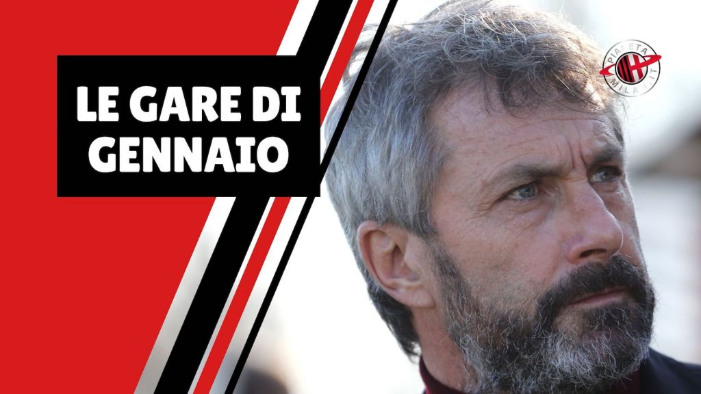 Calendario AC Milan Femminile Ganz gennaio 2022 Serie A Coppa Italia