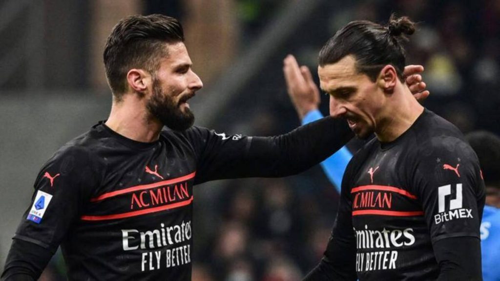 Milan Giroud Ibrahimovic AC Milan (1)