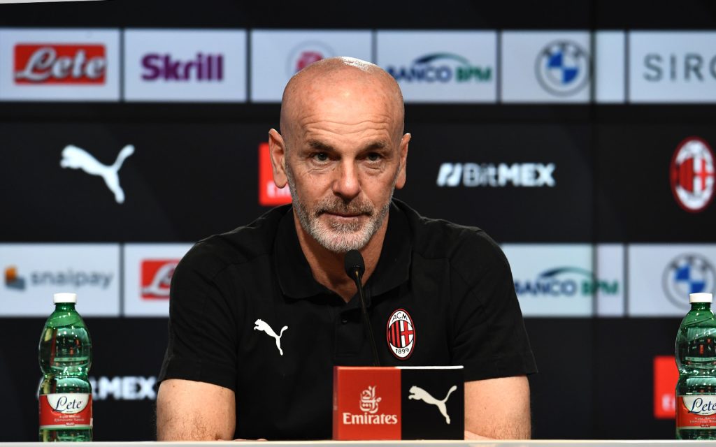 Stefano Pioli AC Milan conferenza stampa