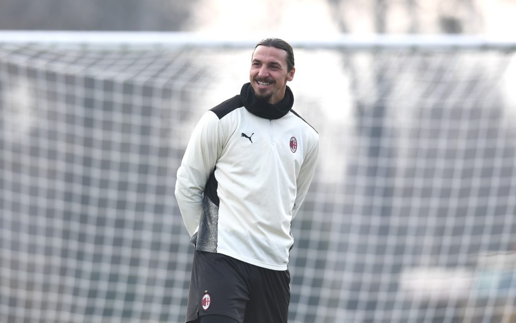 Zlatan Ibrahimovic, attaccante del Milan (getty images)