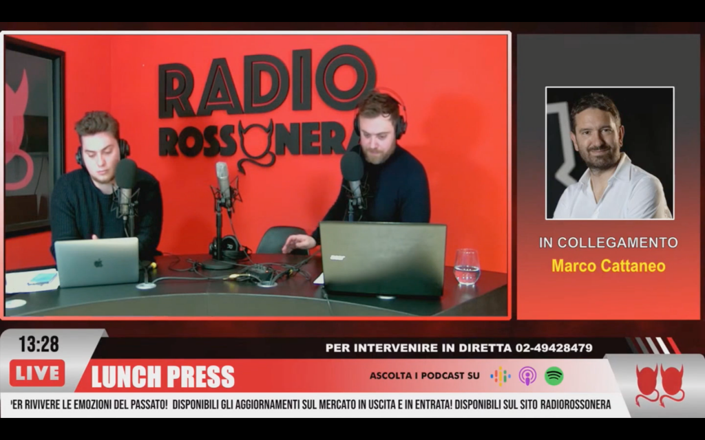 Marco Cattaneo Radio Rossonera