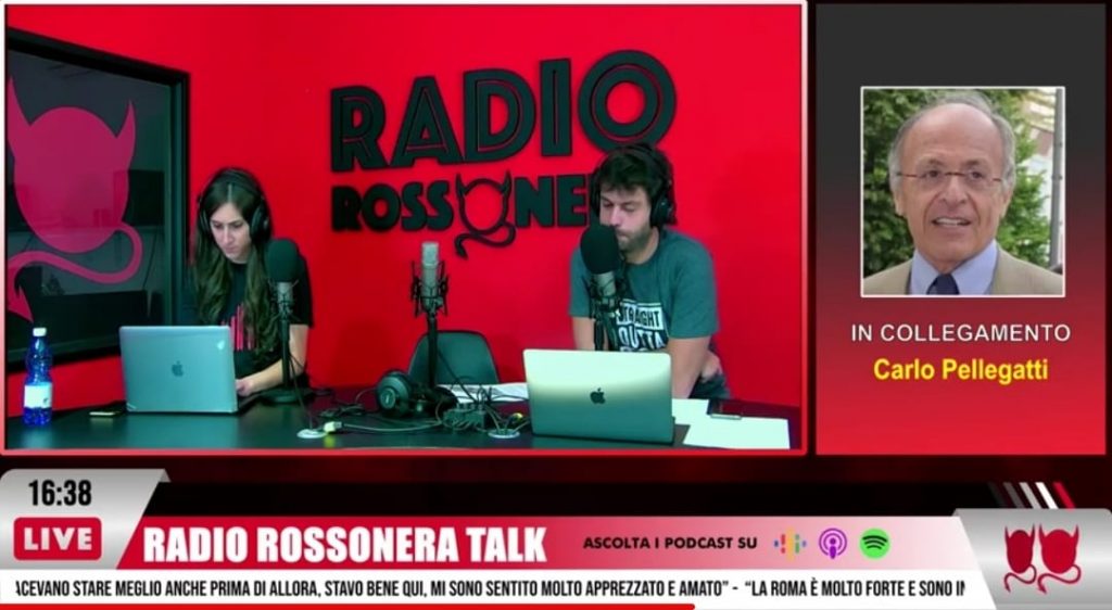 Pellegatti Milan Radio rossonera (screen)
