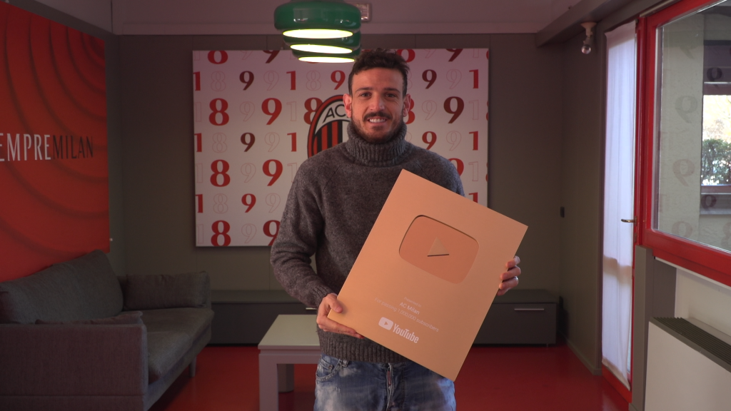 Alessandro Florenzi, terzino del Milan (foto inviata da acmilan)