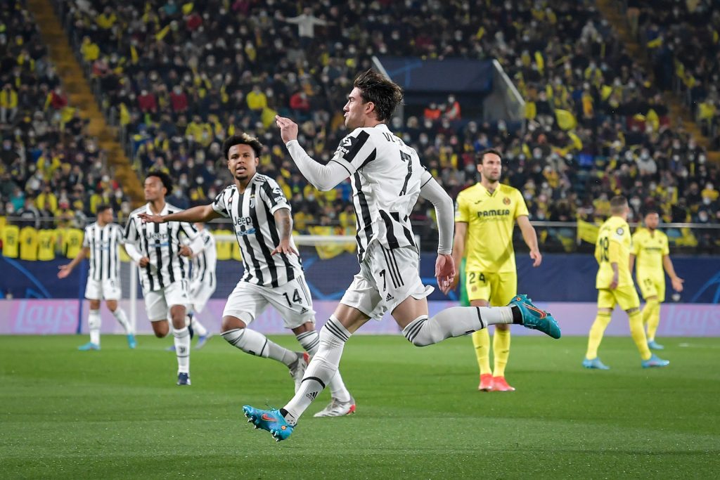 Villarreal Juventus 1-1 Champions League 2021-2022 Dusan Vlahovic