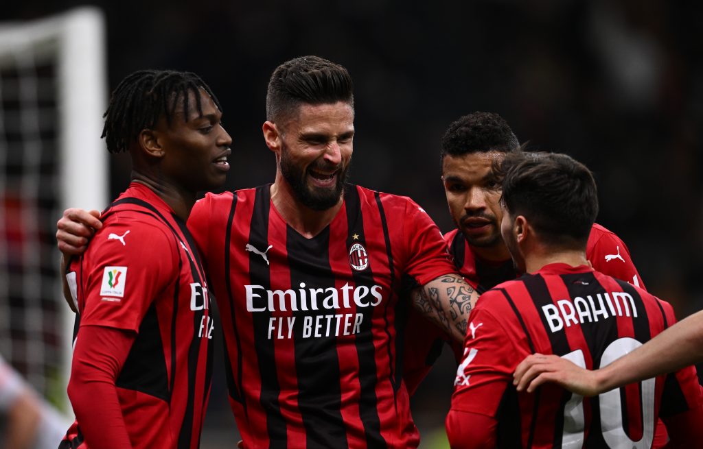 Milan-Lazio 4-0 Coppa Italia 2021-2022 Giroud