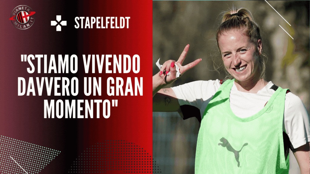 Nina Stapelfeldt, attaccante del Milan femminile (getty images)
