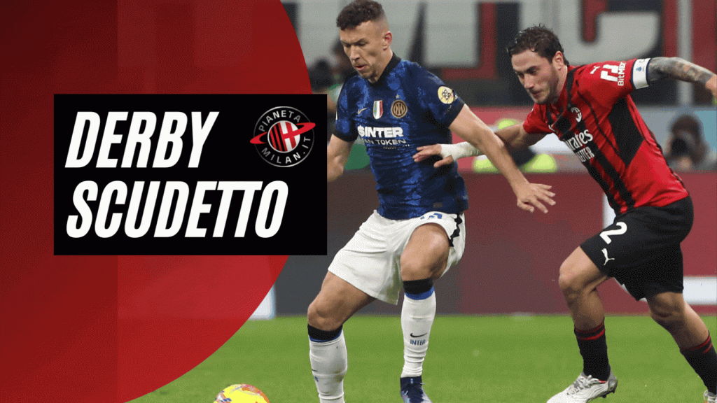 Ivan Perisic e Davide Calabria, giocatori di Inter e Milan (getty images)