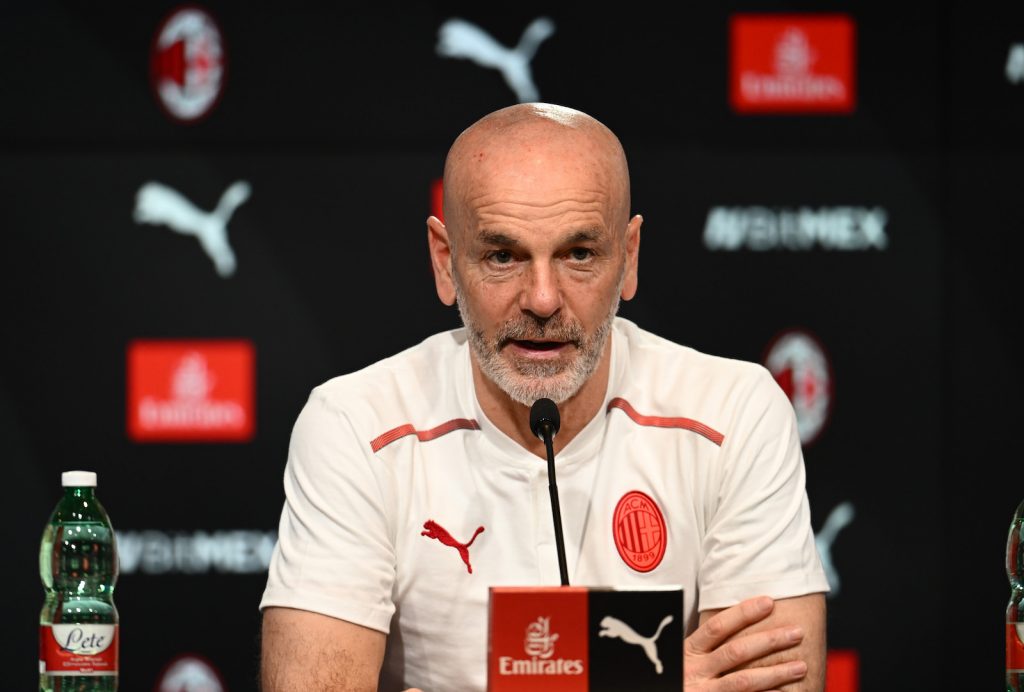 Stefano Pioli AC Milan conferenza stampa Milan