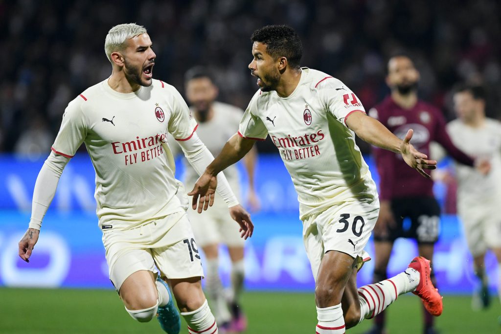 Junior Messias AC Milan Salernitana-Milan 2-2 Serie A 2021-2022