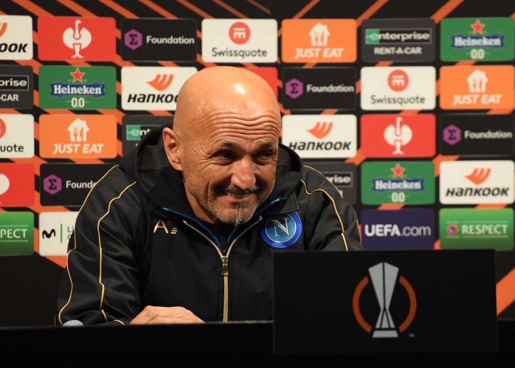 Luciano Spalletti Napoli conferenza stampa Europa League
