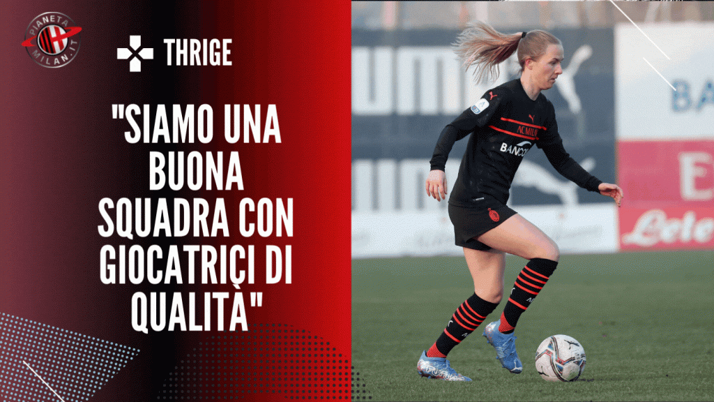 Sara Thrige Andersen, calciatrice del Milan femminile (getty images)