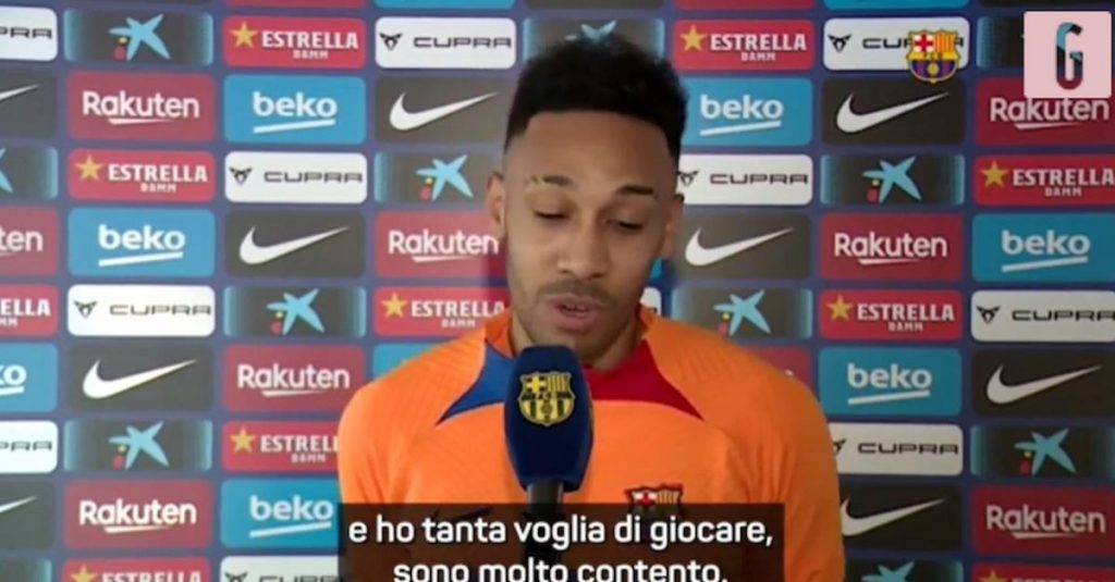 Aubameyang Barcellona