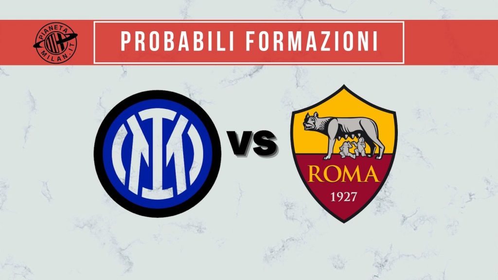 Probabili formazioni Inter-Roma Coppa Italia 2021-2022