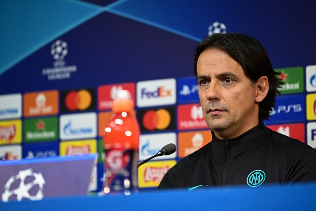 Simone Inzaghi Inter conferenza stampa Champions League 2021-2022
