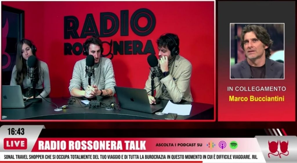Bucciantini: "Il Milan sta facendo bene da diversi mesi" | VIDEO (screen rr)
