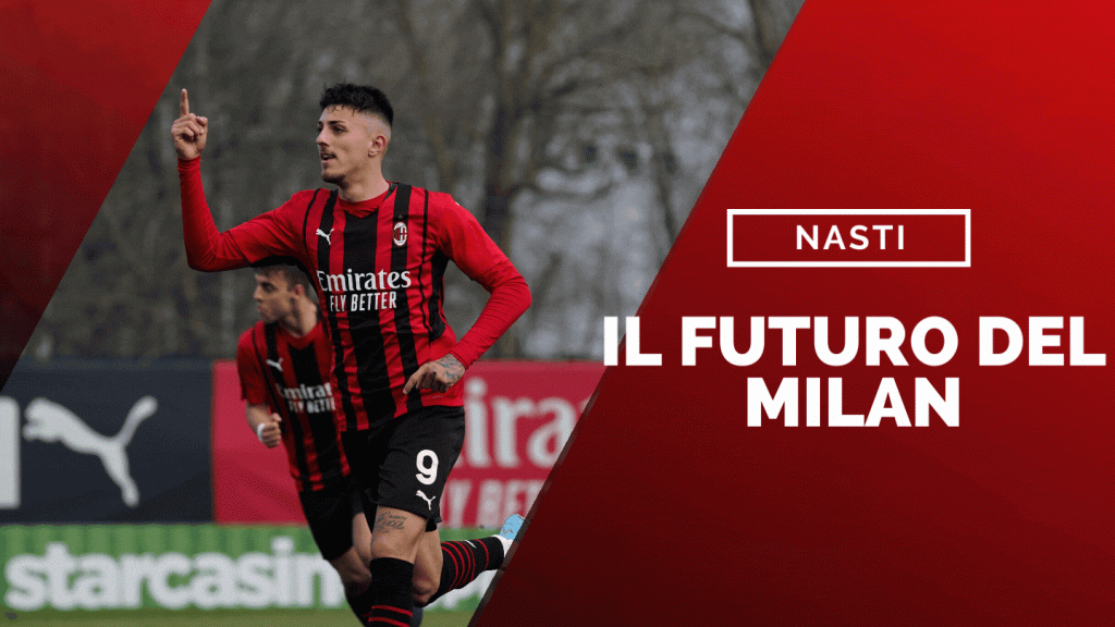 Marco Nasti, attaccante del Milan primavera (getty images)