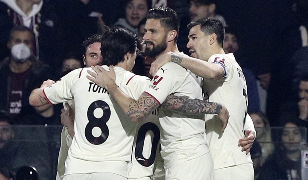 Salernitana-Milan 2-2 Serie A 2021-2022