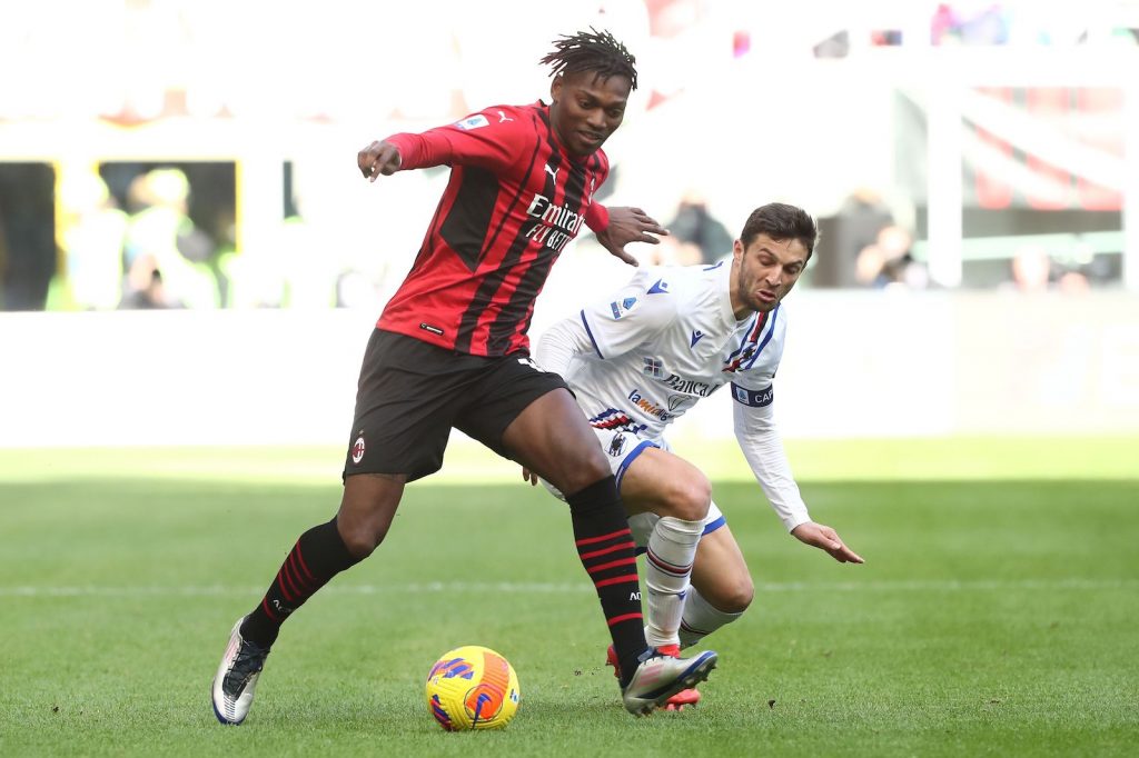 Rafael Leao AC Milan Milan-Sampdoria Serie A 2021-2022