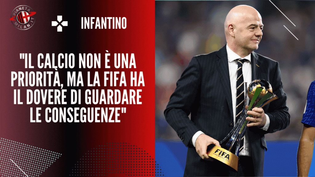 Gianni Infantino, presidente della FIFA (getty images)