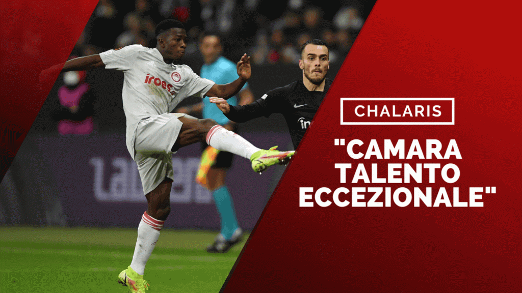 Aguibou Camara, calciatore dell'Olympiacos (getty images)