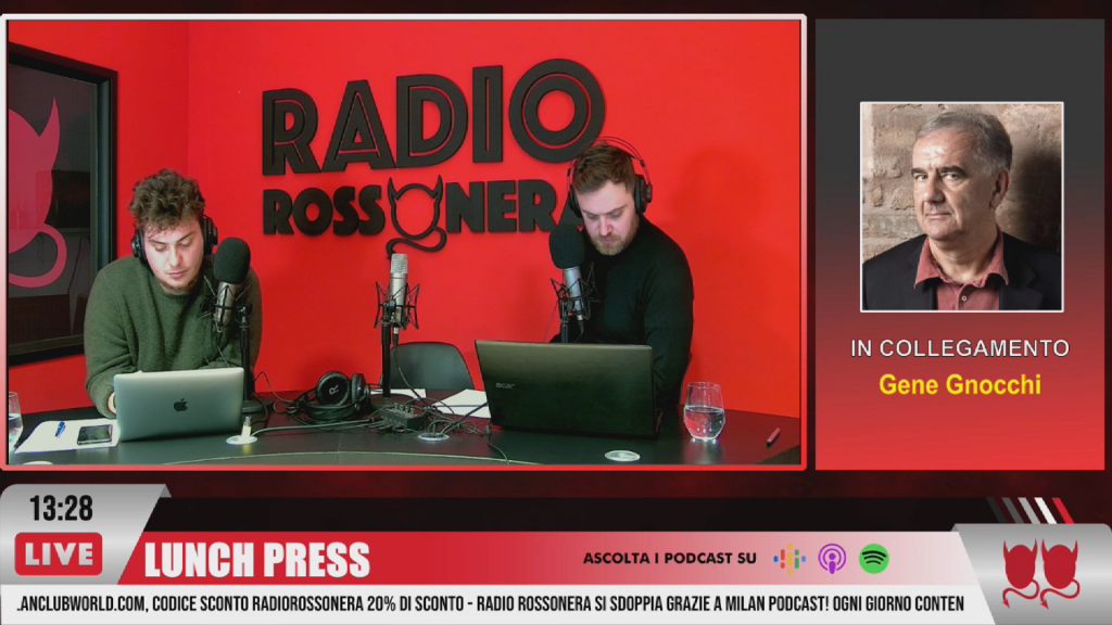 Milan, le parole a Radio Rossonera di Gene Gnocchi nella video news AC Milan