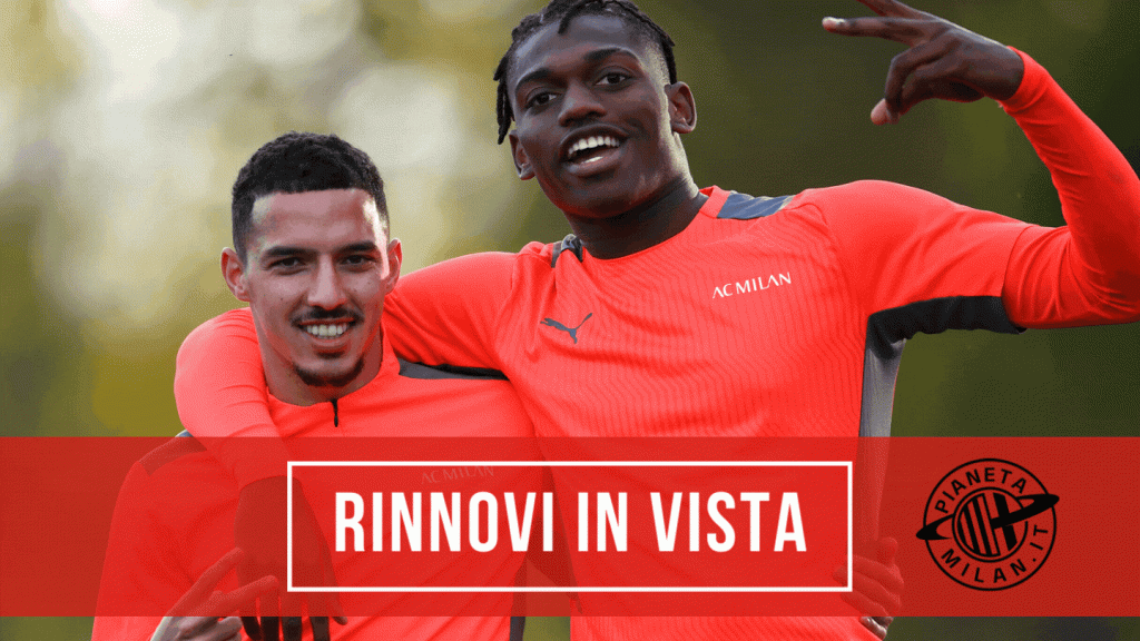 Rafael Leao e Ismael Bennacer, calciatori del Milan (getty images)