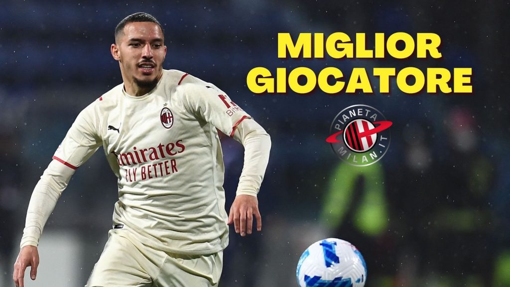 Ismaël Bennacer AC Milan Cagliari-Milan 0-1 Serie A 2021-2022