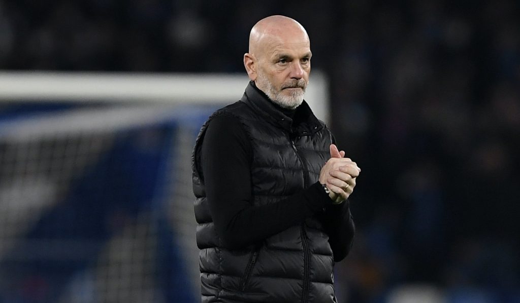 Stefano Pioli AC Milan Napoli-Milan 0-1 Serie A 2021-2022