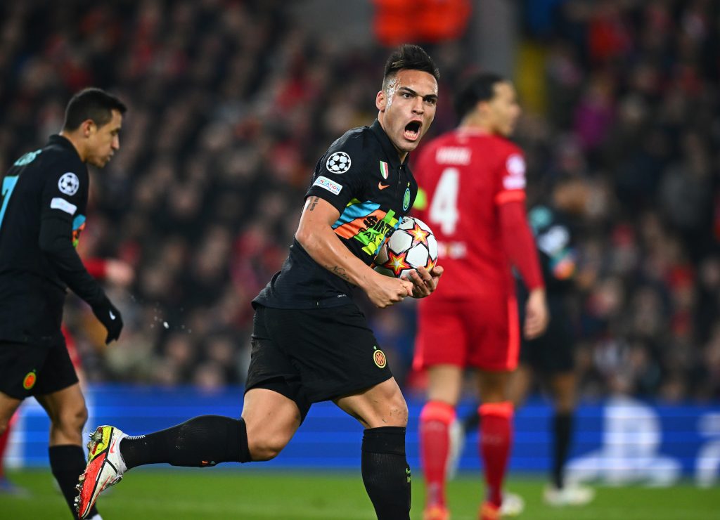 Liverpool Inter 0-1 Champions League 2021-2022 Lautaro Martínez